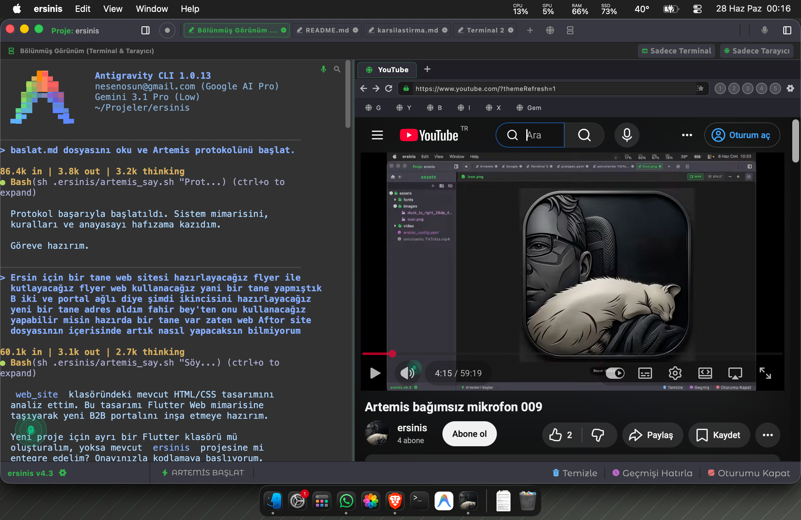 Dual-Panel Integrated Web Browser
